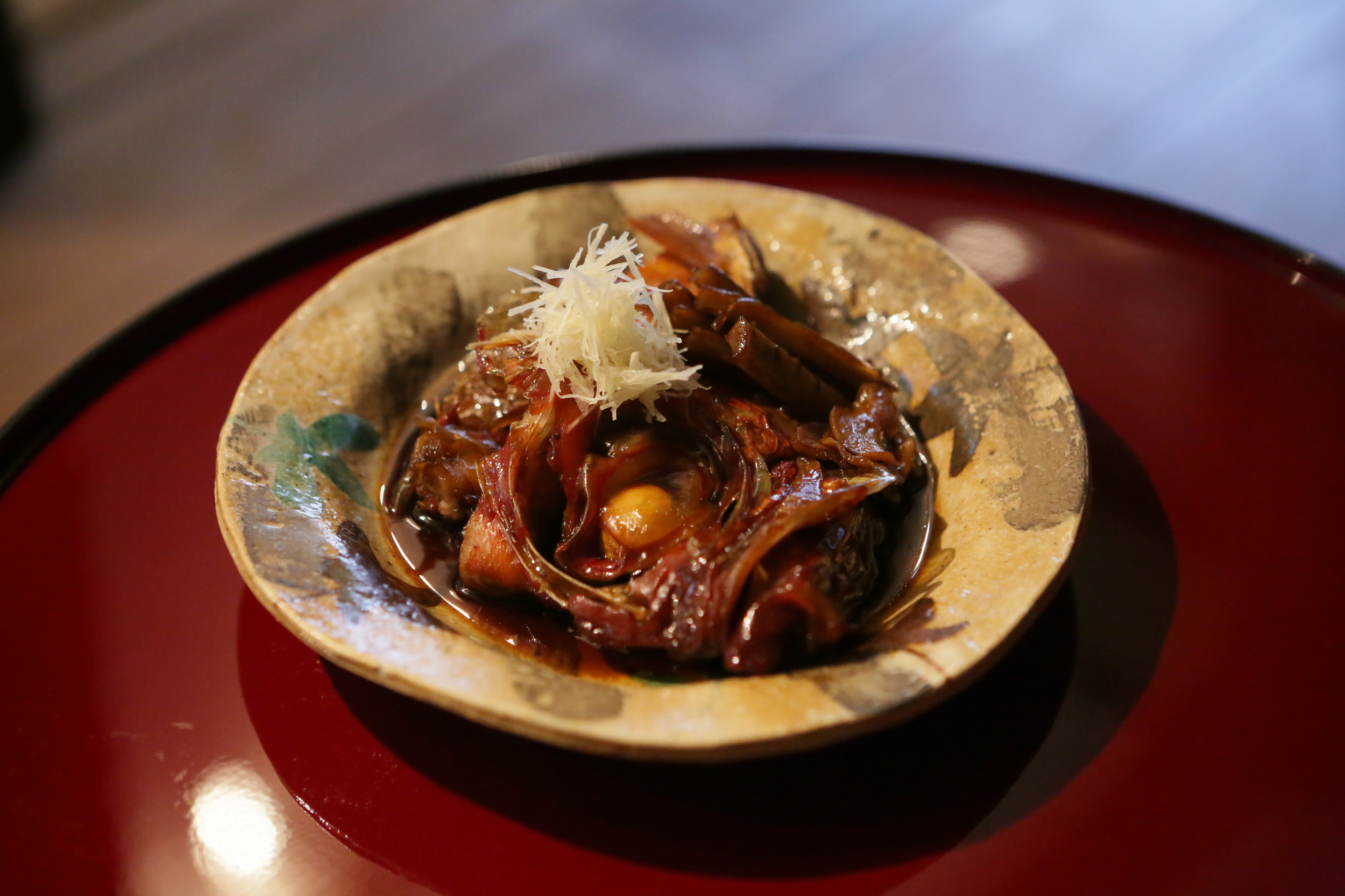 鯛兜の煮付